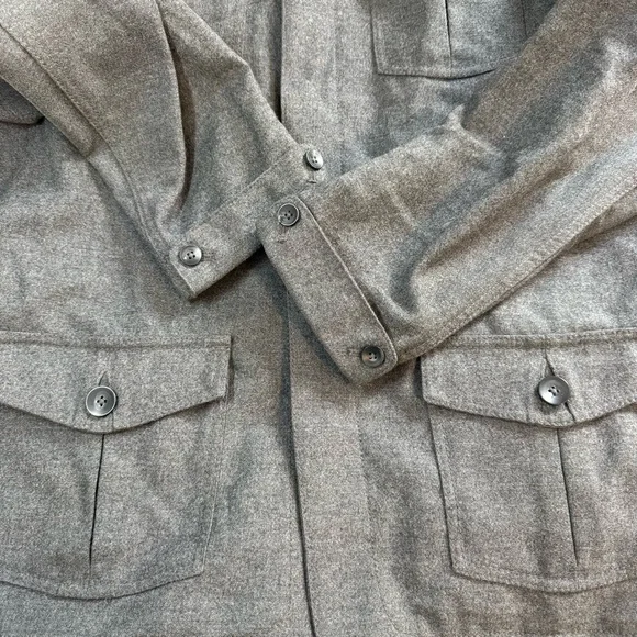 Nau Wool Charcoal Grey Lightweight Jacket